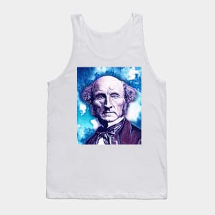 John Stuart Mill Snowy Portrait | John Stuart Mill Artwork 12 Tank Top